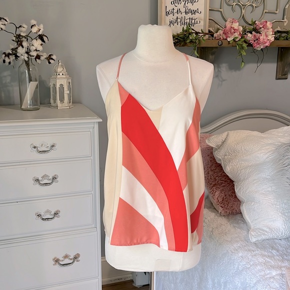 Flowy Silky Multicolor Top - Picture 1 of 7